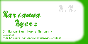 marianna nyers business card